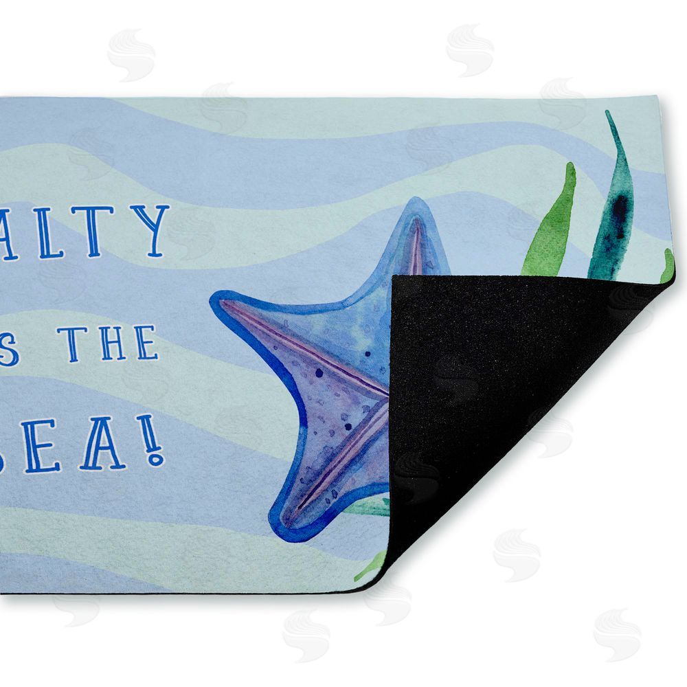 Audrey Jeanne Roberts | Salty As The Sea Non-Woven Door Mat