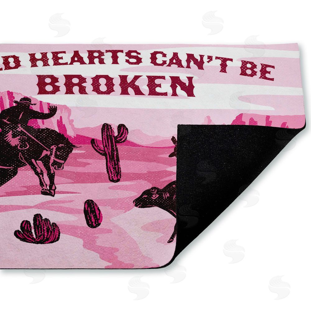 Diane Labombarbe | Wild Hearts Can't Be Broken Non-Woven Door Mat