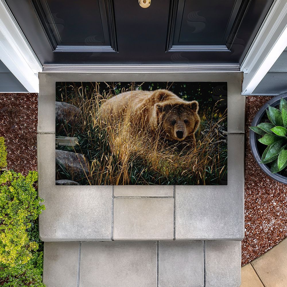 Collin Bogle | Crossing Paths Brown Bear Non-Woven Door Mat