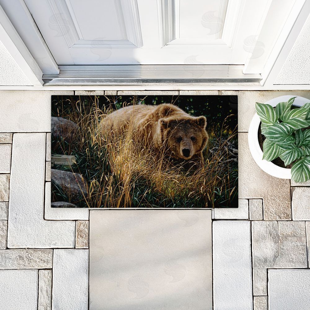 Collin Bogle | Crossing Paths Brown Bear Non-Woven Door Mat