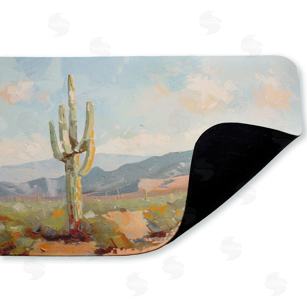 Nina Blue | Cactus & Mountain View Anti-Fatigue Mat