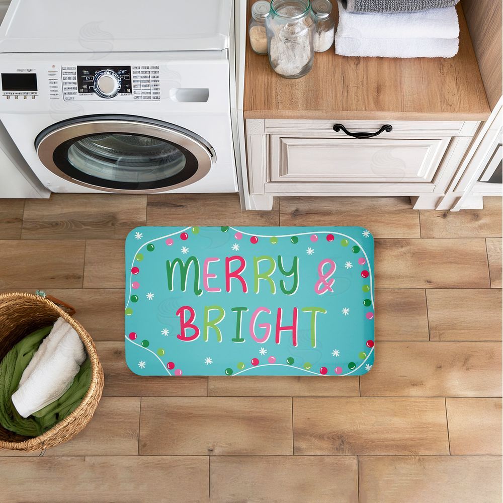 Emily Cromwell | Merry & Bright with Baubles Anti-Fatigue Mat