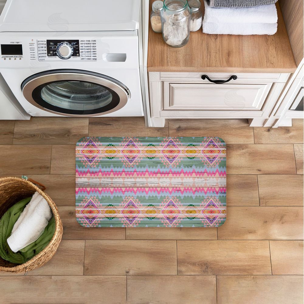 Jennifer Ellory | Bright Shabby Chic Boho Anti-Fatigue Mat