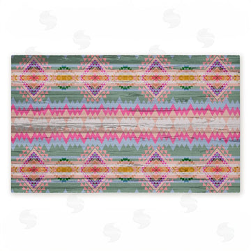Jennifer Ellory | Bright Shabby Chic Boho Non-Woven Door Mat