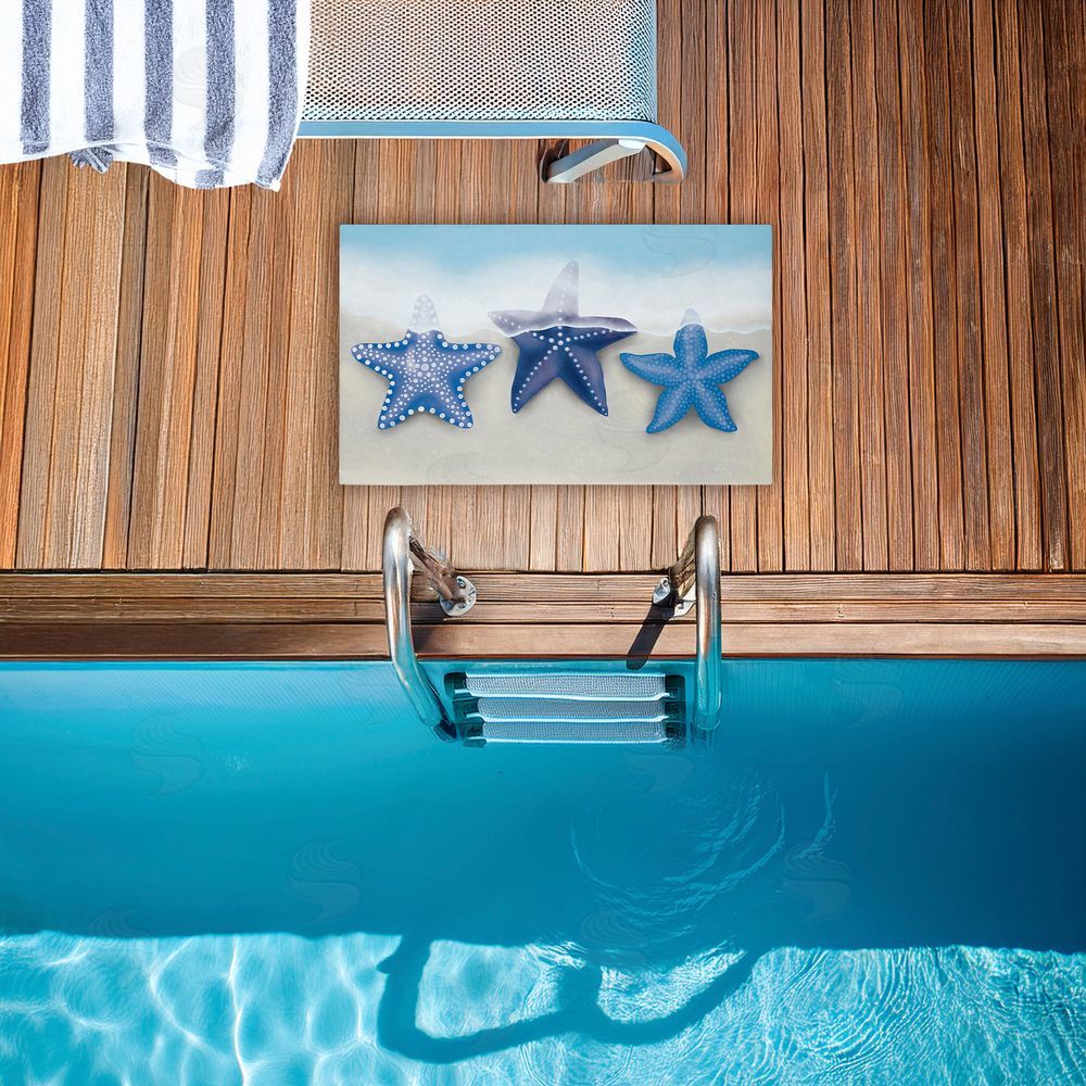 Darlene Seale | By The Shore Starfish Non-Woven Door Mat