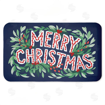 Heather McLaughlin | Merry Christmas & Greenery Anti-Fatigue Mat