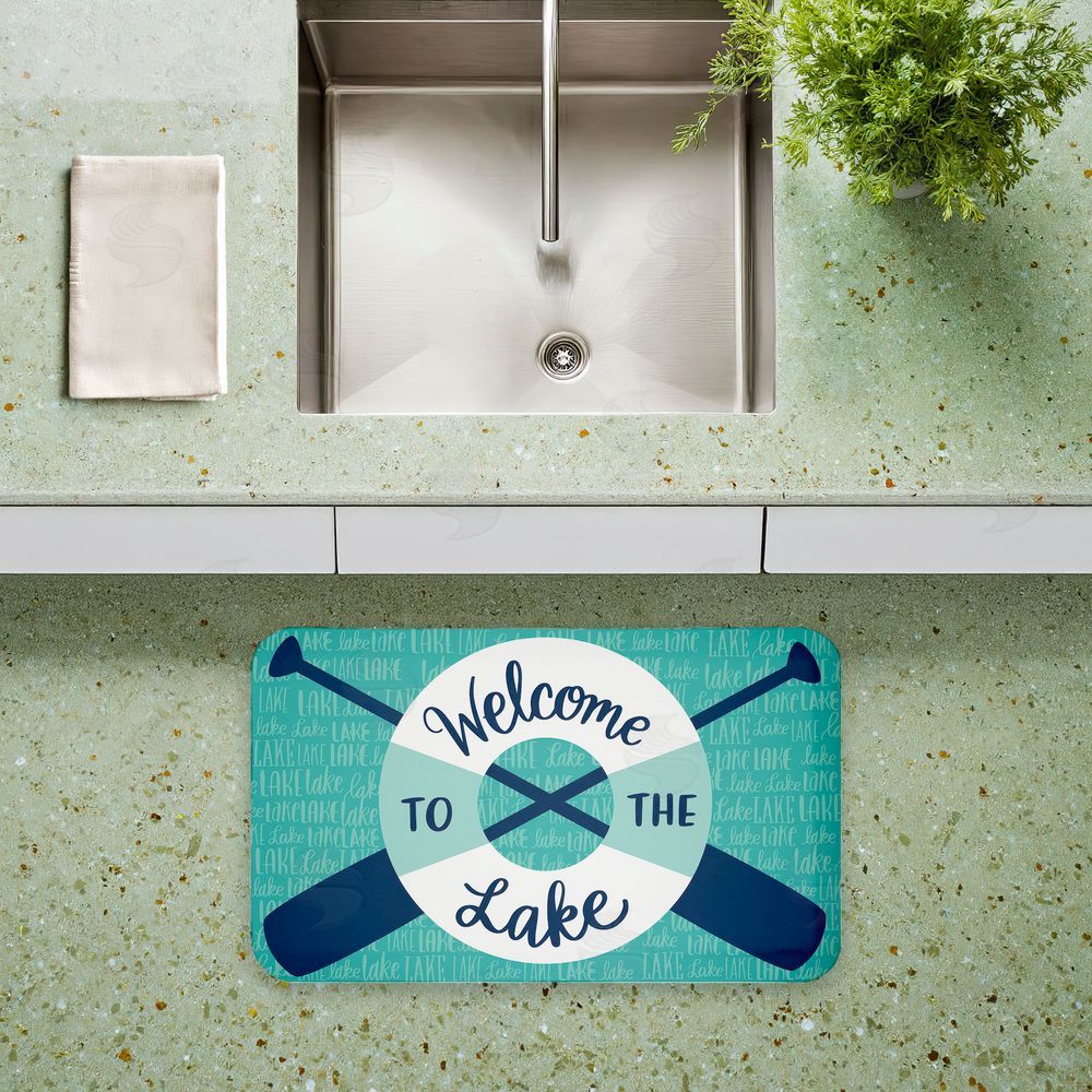 Amanda McGee | Welcome Lake Float & Paddles Anti-Fatigue Mat