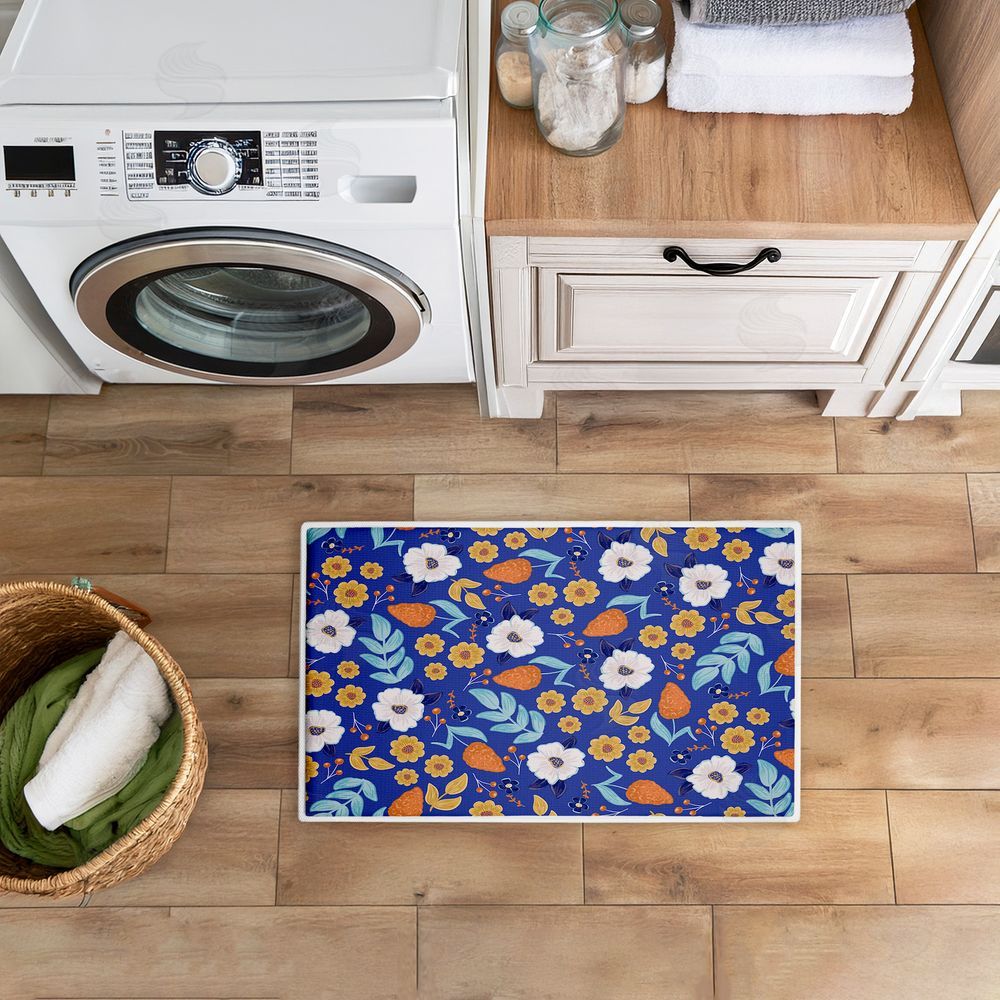 Emily Cromwell | Welcoming Summer Blooms Plush Bath Mat