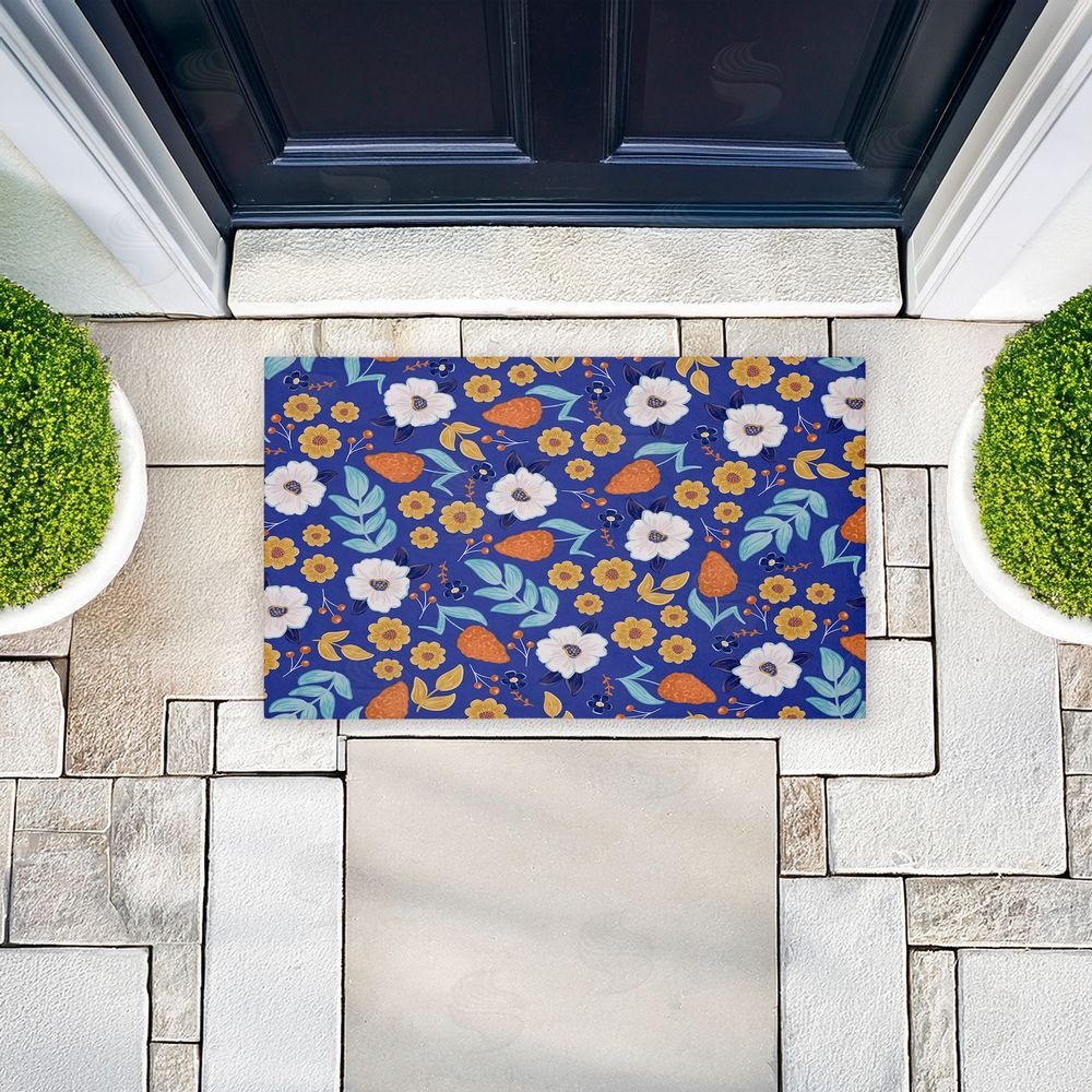 Emily Cromwell | Welcoming Summer Blooms Non-Woven Door Mat