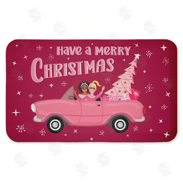Darlene Seale | Midcentury Pink Christmas Anti-Fatigue Mat