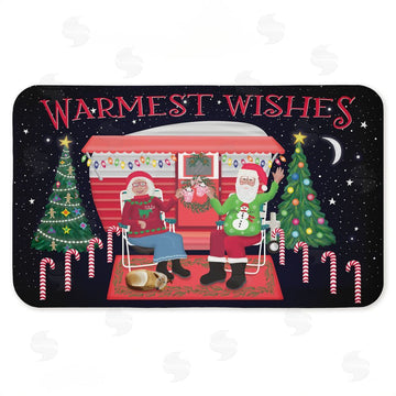 Darlene Seale | Warmest Wishes Christmas Camper Anti-Fatigue Mat