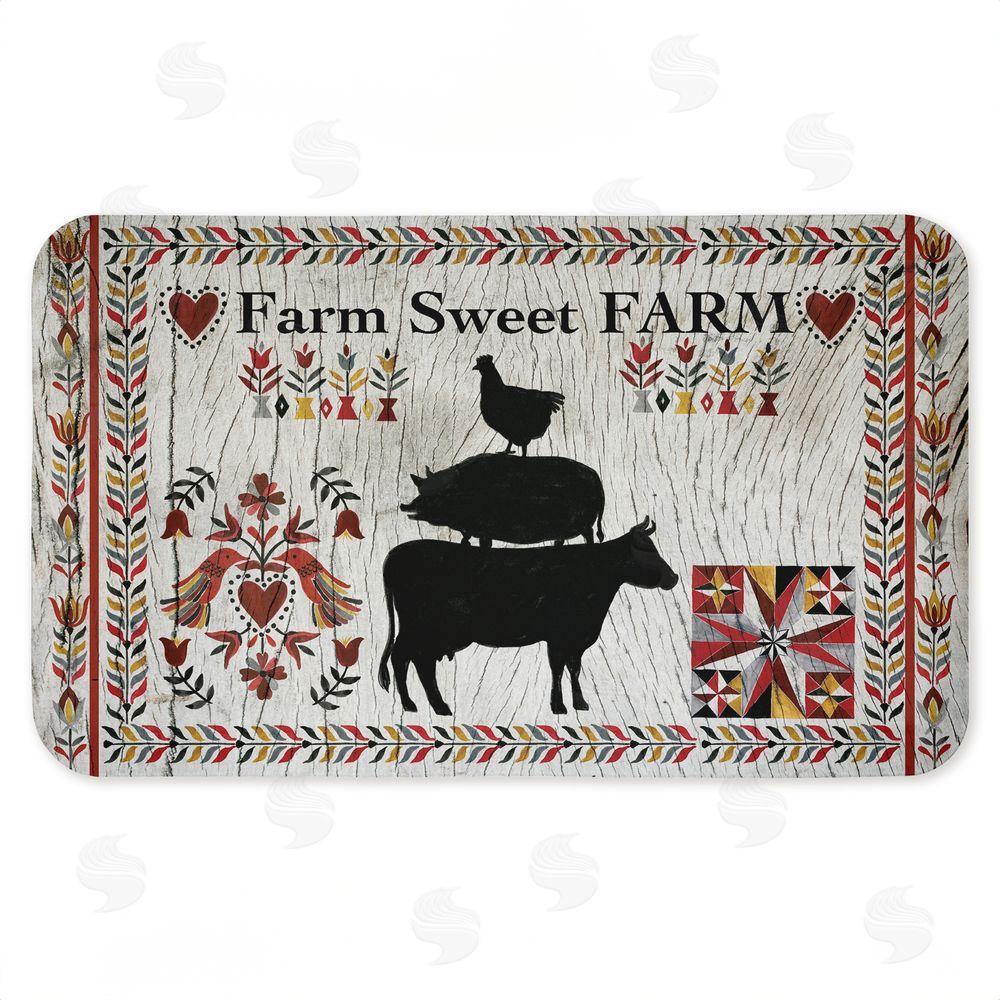 Corinne Lent | Sweet Farm Rustic Boho Anti-Fatigue Mat