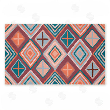 Darlene Seale | Bold Geometric Patterns Non-Woven Door Mat