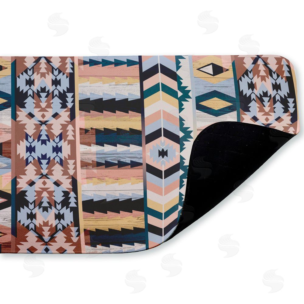 Jennifer Ellory | Subtle Boho Geometrics Anti-Fatigue Mat