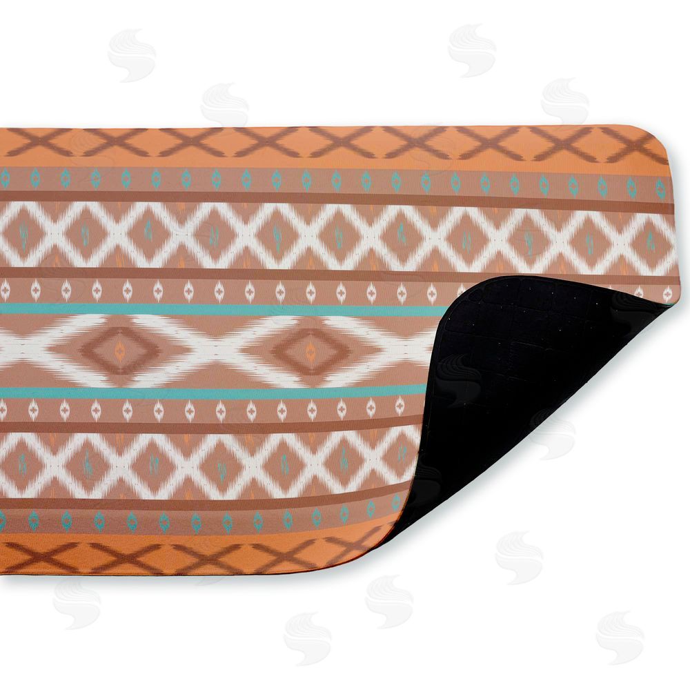 Angela Nickeas | Earthy Boho Pattern Anti-Fatigue Mat