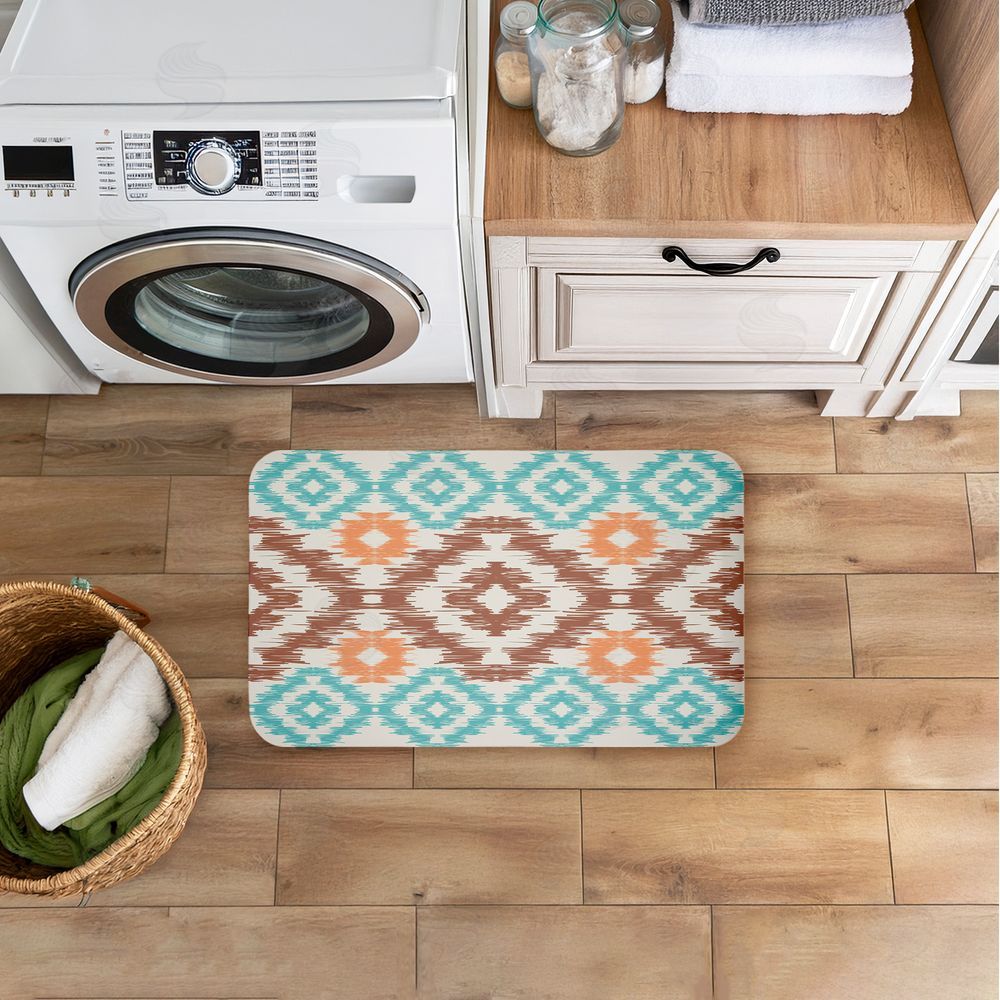 Angela Nickeas | Boho Aztec Pattern Anti-Fatigue Mat