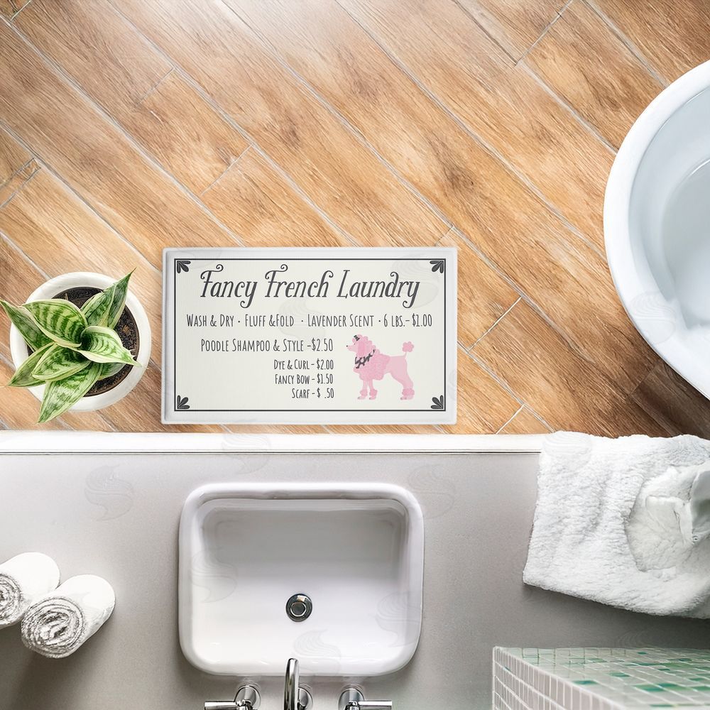 Darlene Seale | Fancy French Laundry Plush Bath Mat