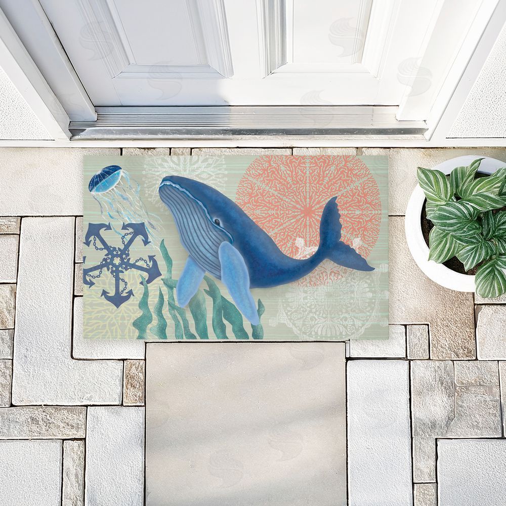 Darlene Seale | Sealife Classic Whale Non-Woven Door Mat