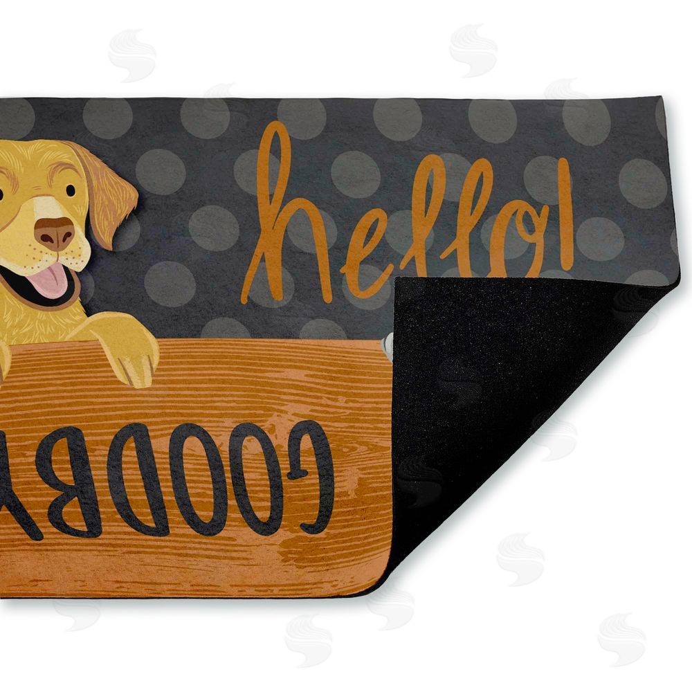 Arrolynn Weiderhold | Hello Goodbye Dog & Cat Non-Woven Door Mat