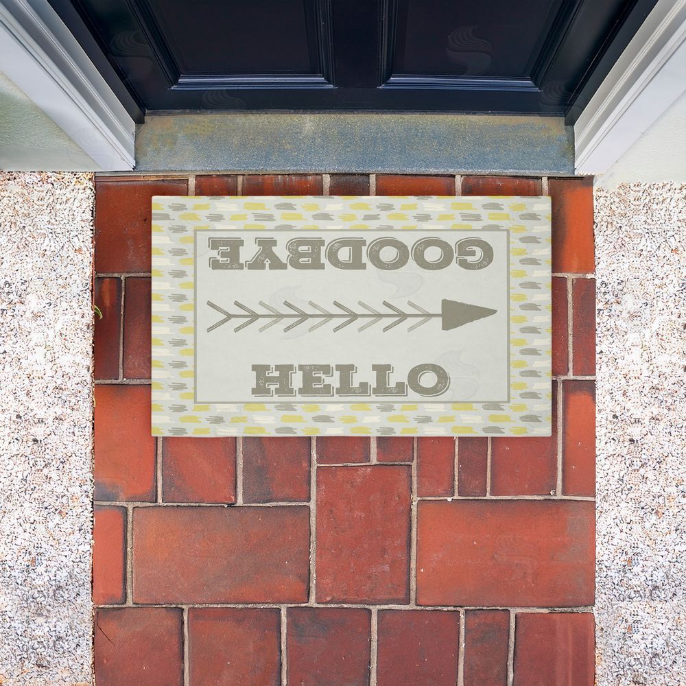Arrolynn Weiderhold | Hello & Goodbye with Arrow Non-Woven Door Mat