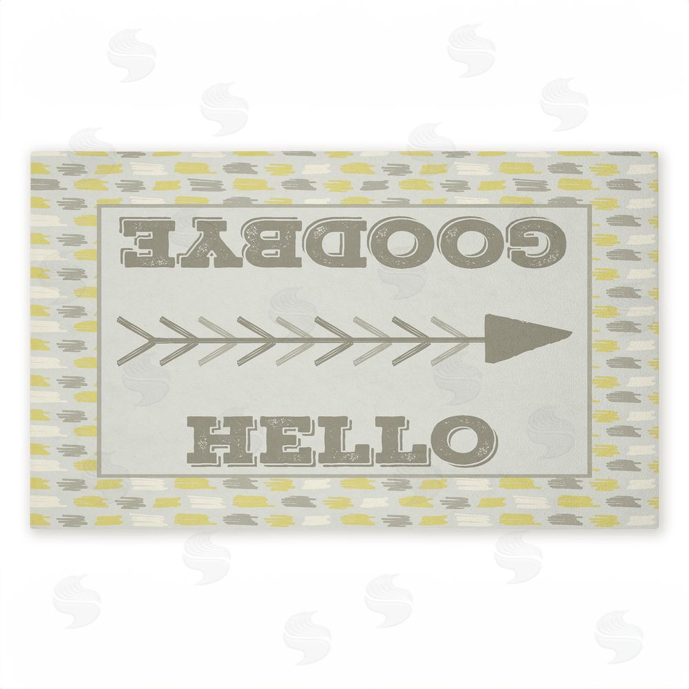 Arrolynn Weiderhold | Hello & Goodbye with Arrow Non-Woven Door Mat