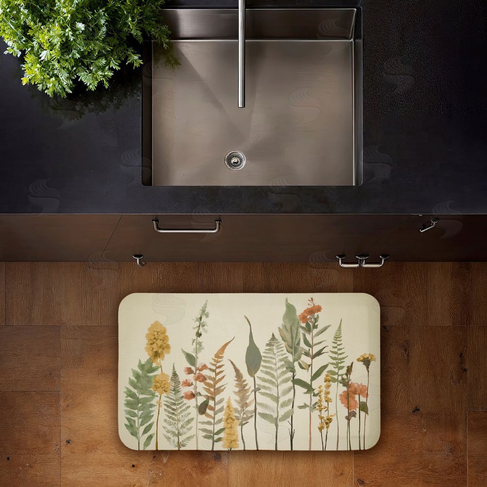 Elizabeth Medley | Simple Fall Botanics Anti-Fatigue Mat