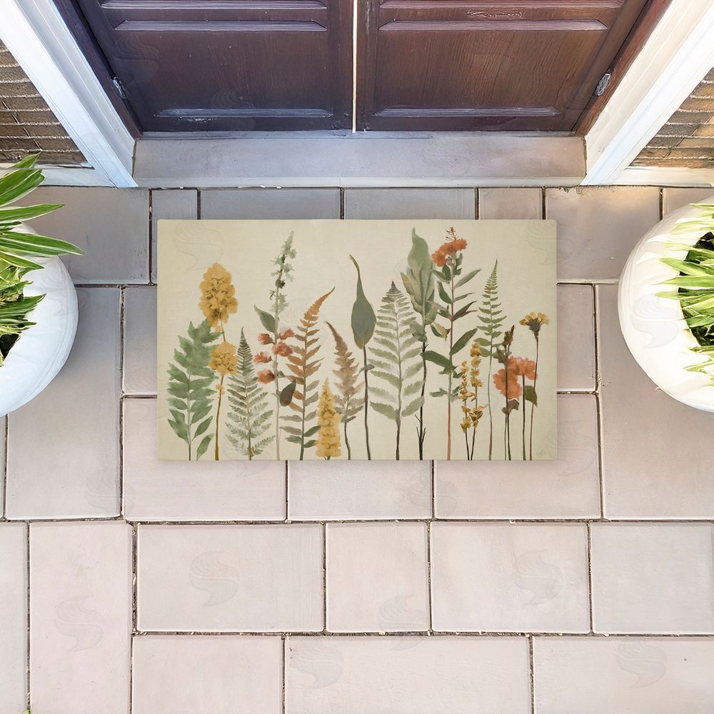 Elizabeth Medley | Simple Fall Botanics Non-Woven Door Mat