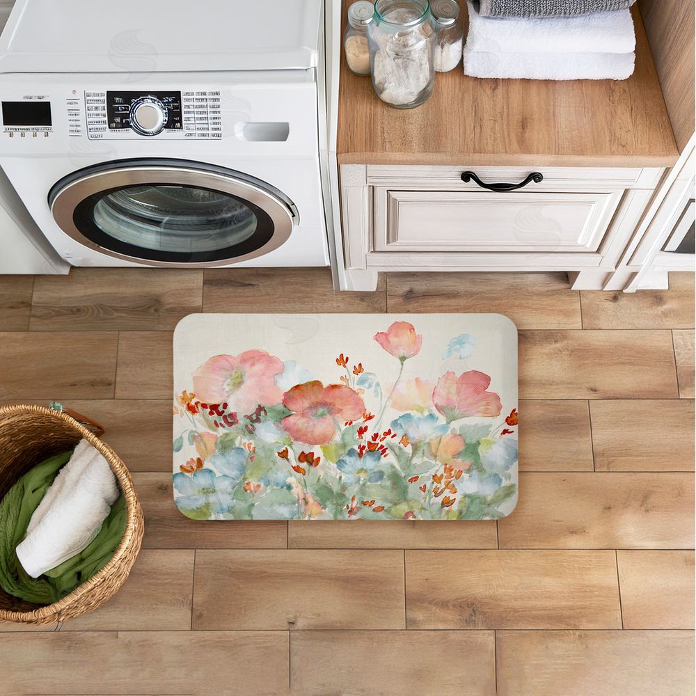 Lanie Loreth | A Day With Pink Flowers Anti-Fatigue Mat
