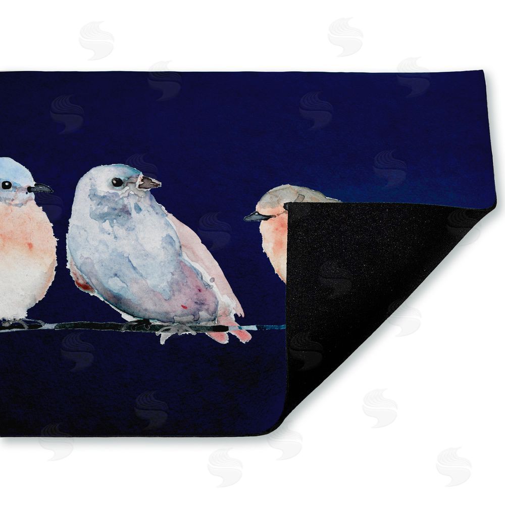 Lorenzo Collective | Perched Trio of Song Birds Non-Woven Door Mat