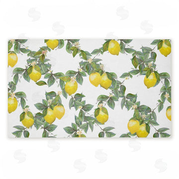 Diannart | Fruity Lemony Vine Pattern Non-Woven Door Mat