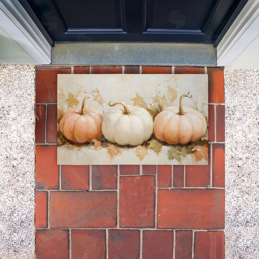 Creative Studio | Classic Pumpkin Trio Non-Woven Door Mat