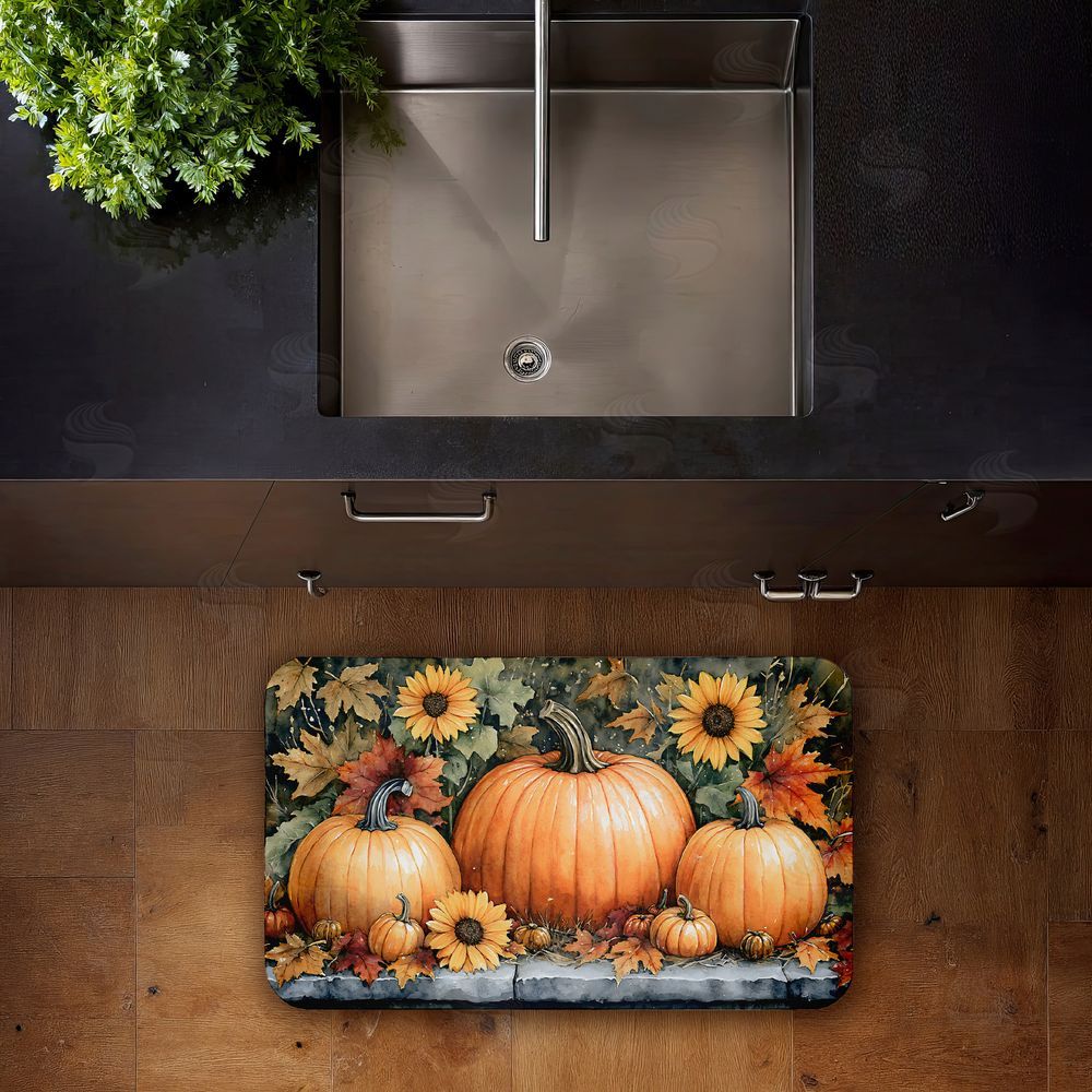 Creative Studio | Autumn Pumpkins on Ledge Anti-Fatigue Mat