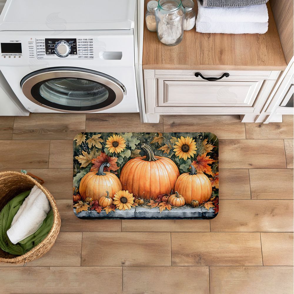 Creative Studio | Autumn Pumpkins on Ledge Anti-Fatigue Mat