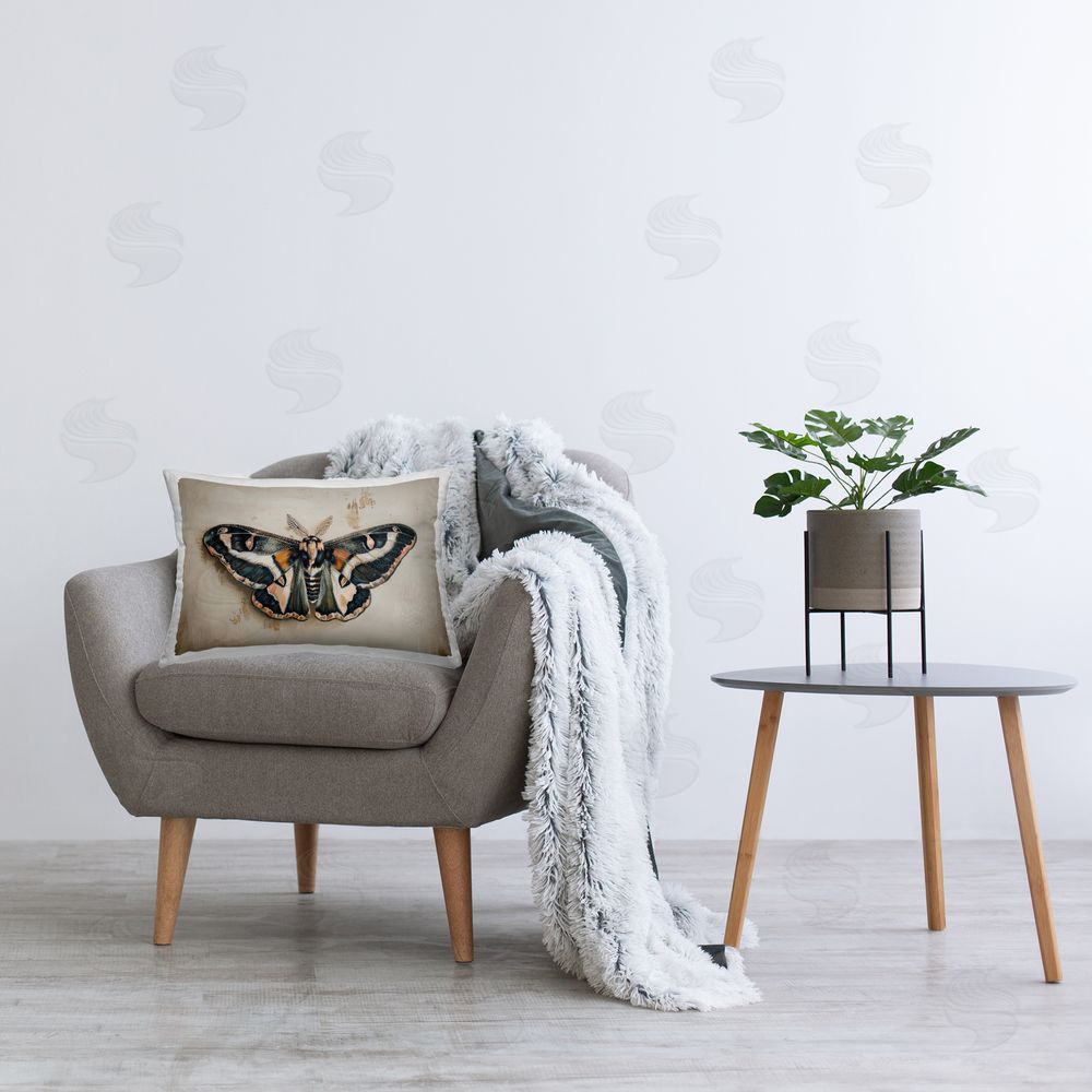 Petal Prints Design | Dark Winged Moth
