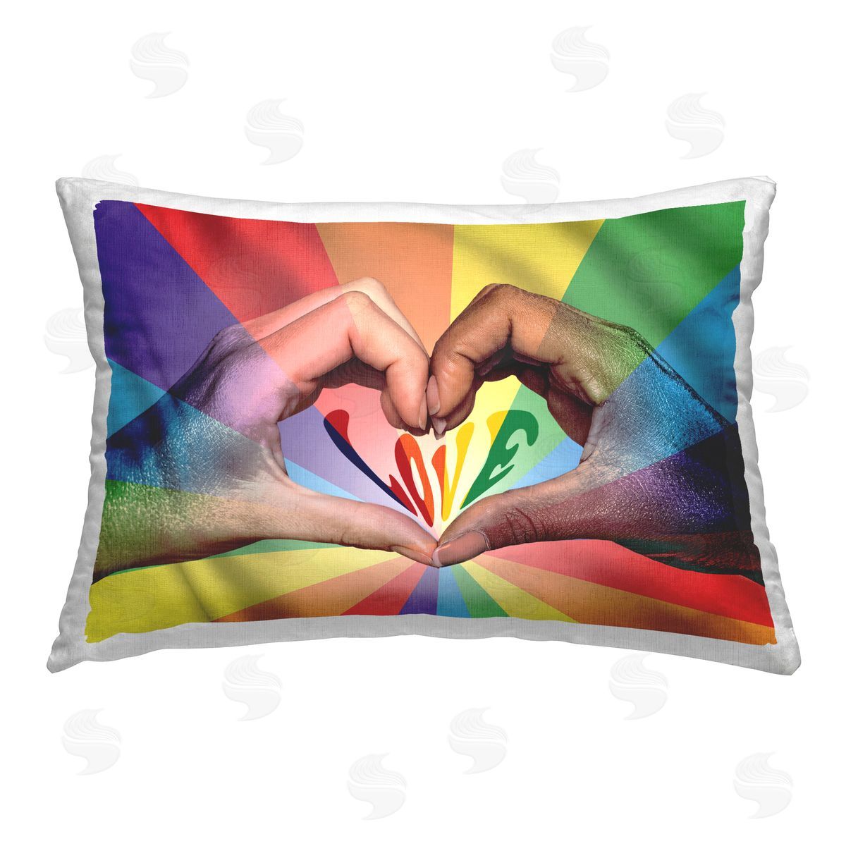 Reinders | Rainbow Love Hands Symbol