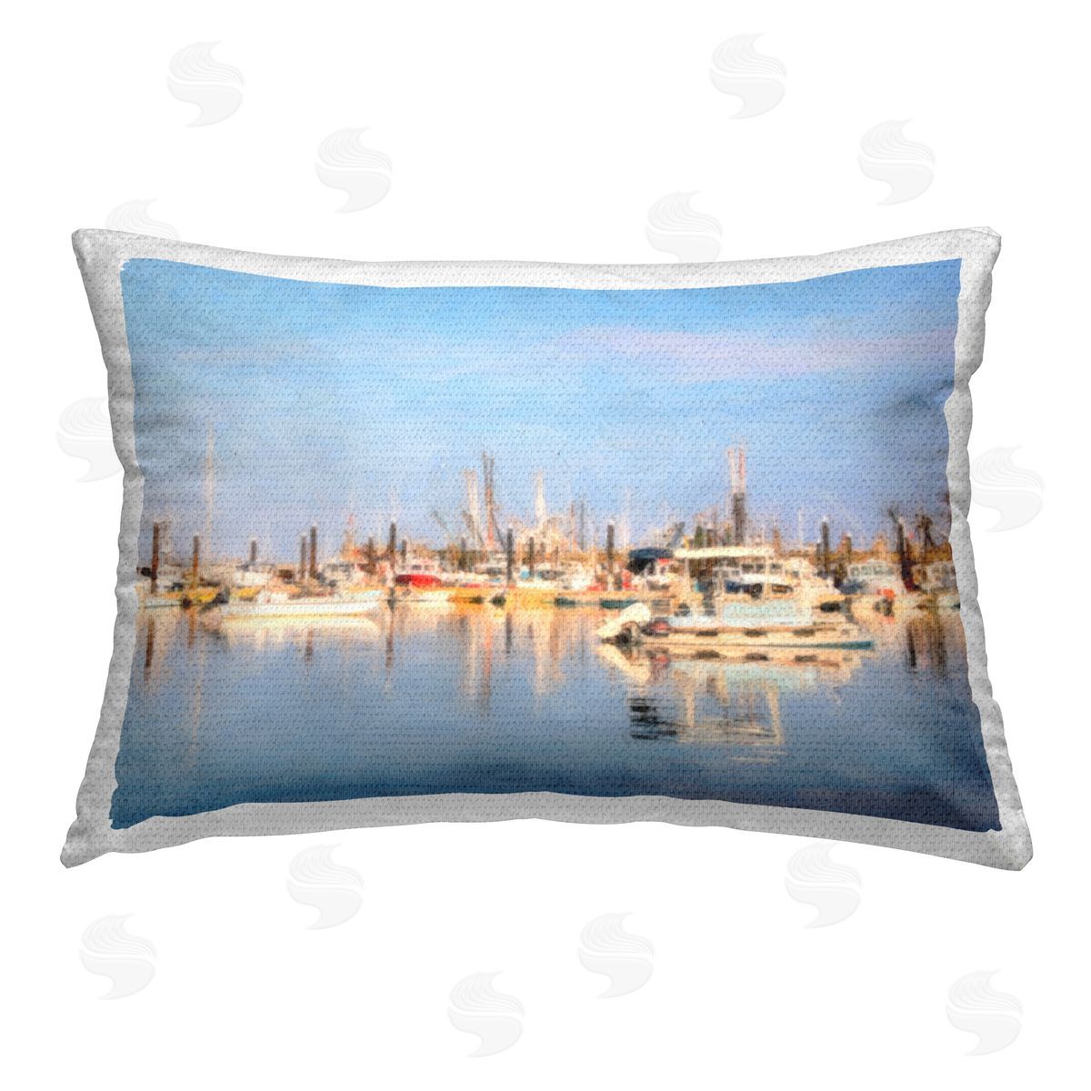 Graffi*tee Studios | Blurred Abstract Boat Marina
