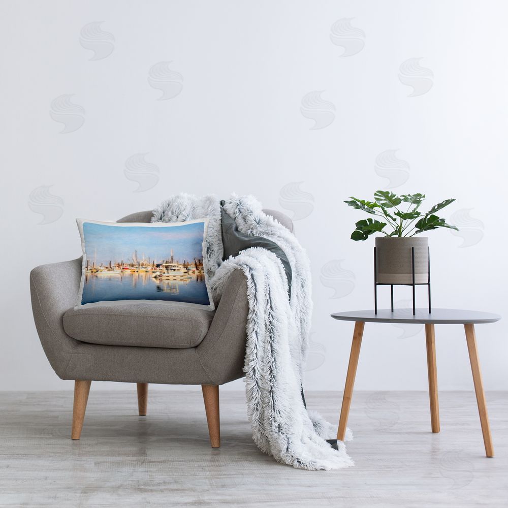 Graffi*tee Studios | Blurred Abstract Boat Marina