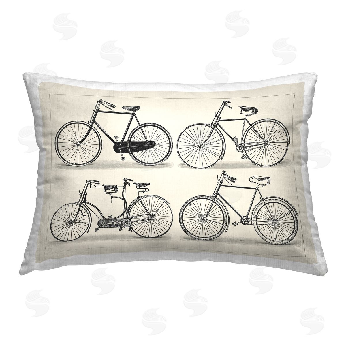 Vision Studio | Vintage Bicycles on Beige