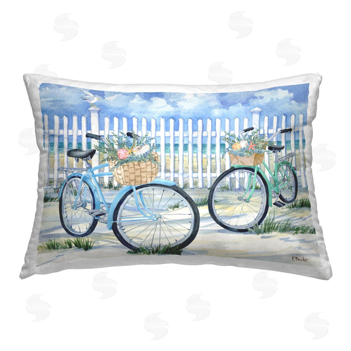 Paul Brent | Bicycles at Beach Fence