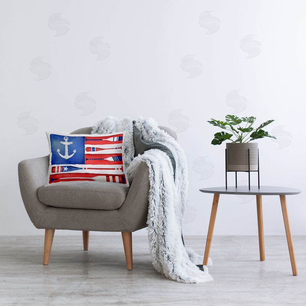 Paul Brent | Patriotic Oar Flag