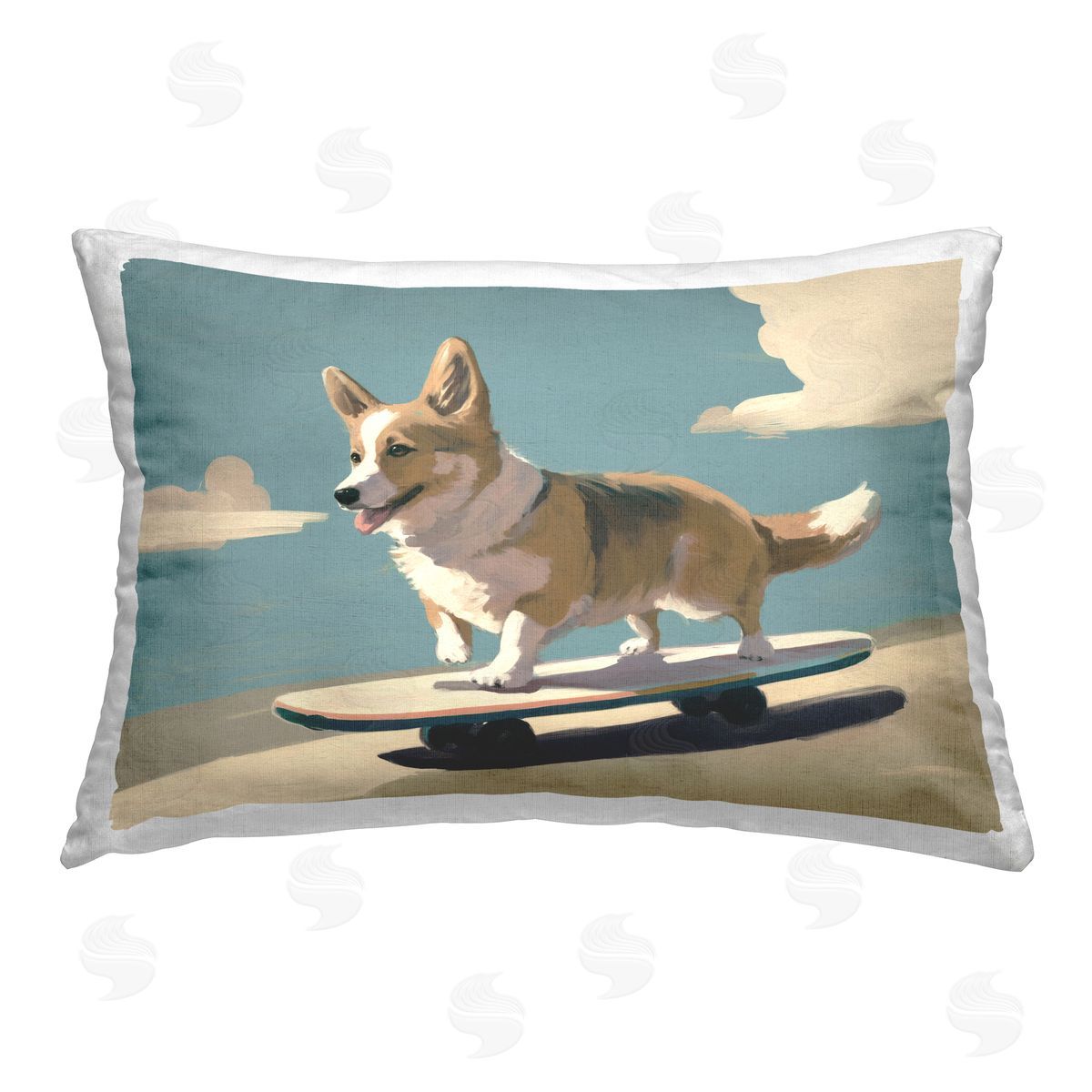 Svetlana Aleynikova | Skateboarding Corgi Dog