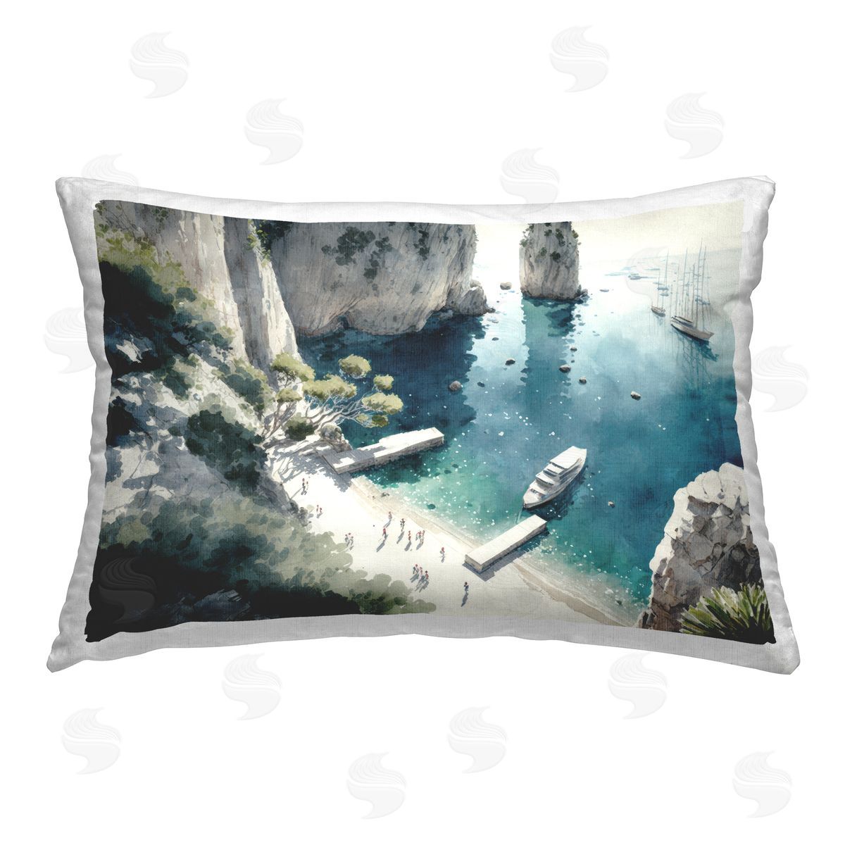 Svetlana Aleynikova | Boats on Rocky Shore