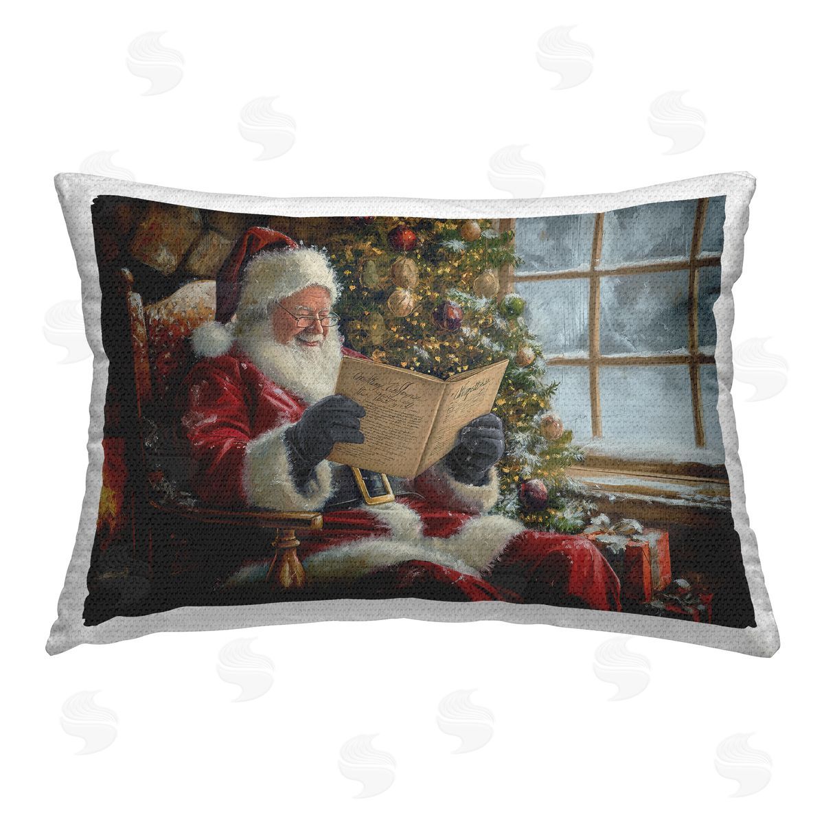 Imagine It Images | Cheerful Santa Reading