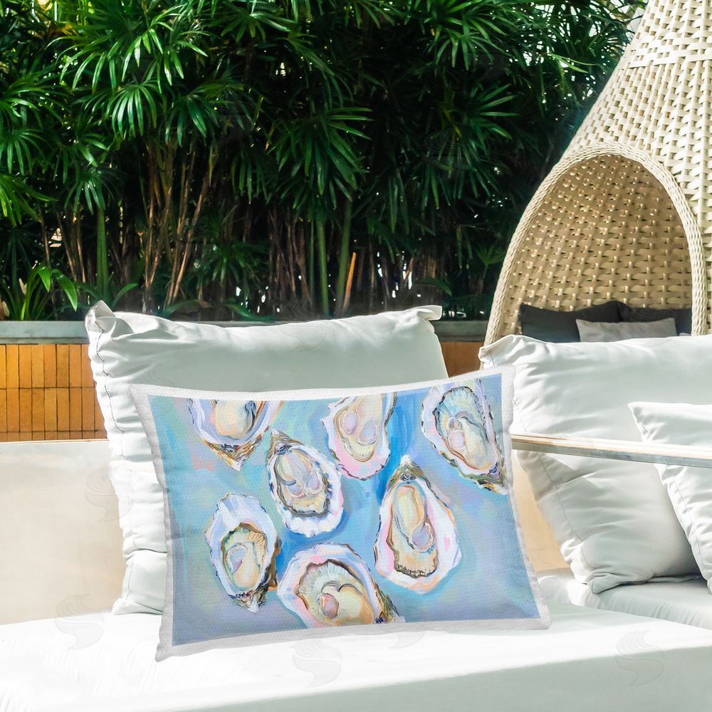 Arlington Prints | Pastel Oysters on Blue
