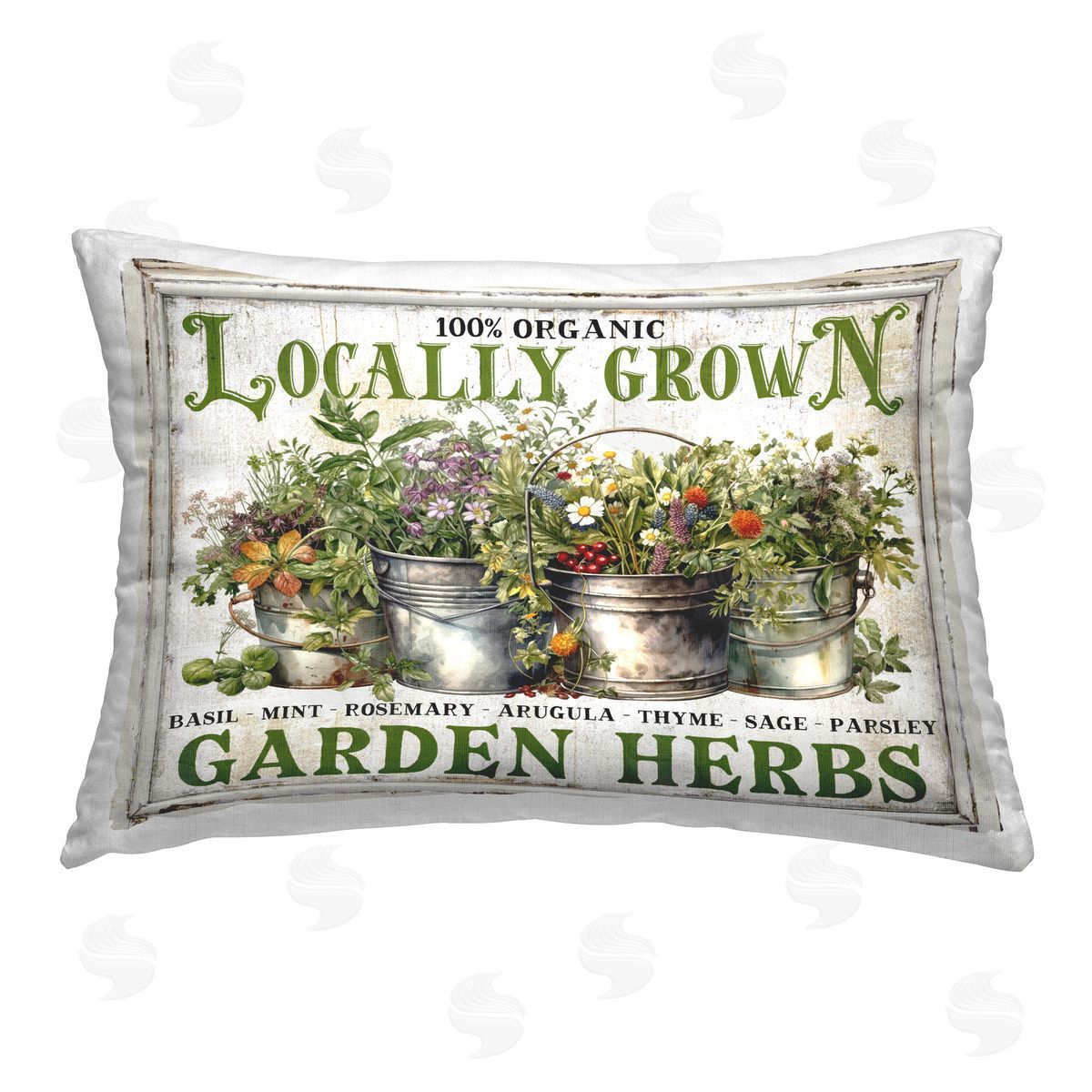 Creatif Belle | Vintage Herbs in Buckets