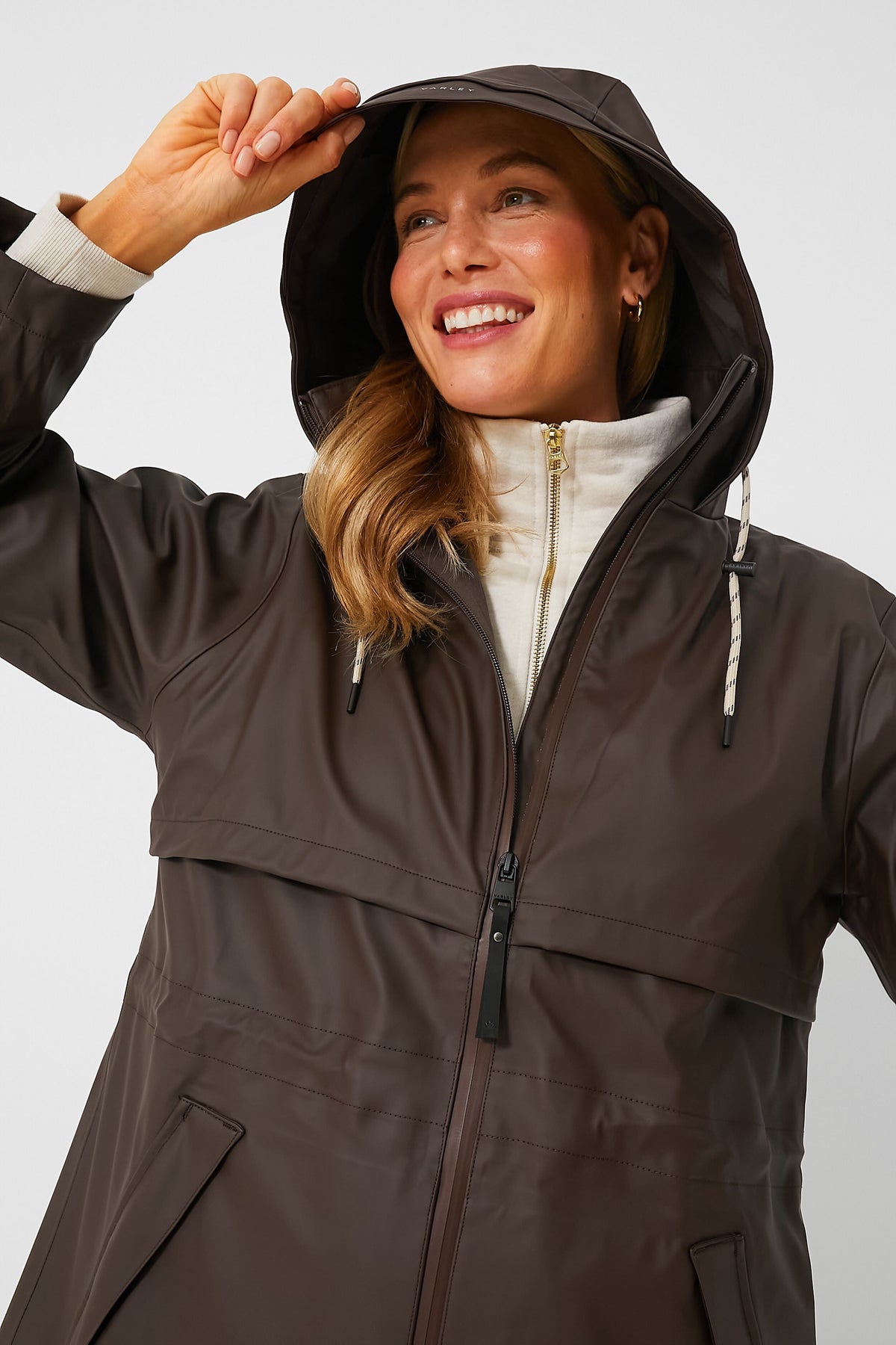 Dark Truffle Alyssa Rain Jacket