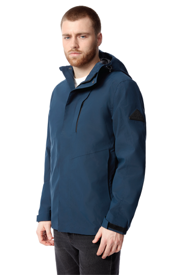 HUDSON | MEN'S RAIN JACKET, NAVY