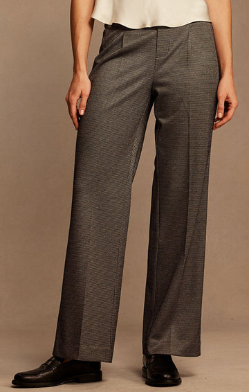 TREMONT WIDE LEG LUREX TWEED TROUSER
