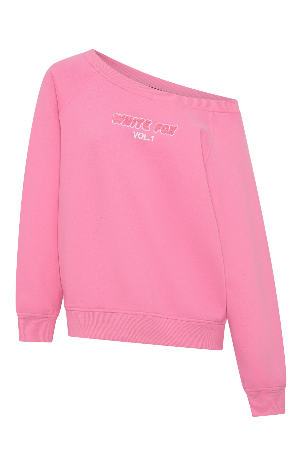 Vol. 1 Off Shoulder Sweater Bubblegum